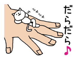 Palmtop cat 1 sticker #3561542