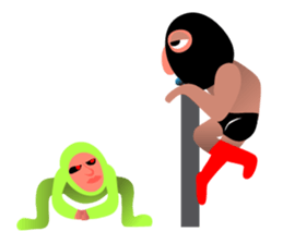 Zentai&Wrestling mask&toupee sticker #3561898