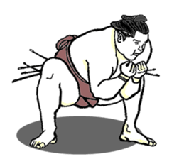 THE SUMO WRESTLER 1 sticker #3562435