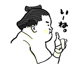 THE SUMO WRESTLER 1 sticker #3562444