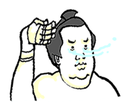 THE SUMO WRESTLER 1 sticker #3562446