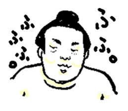 THE SUMO WRESTLER 1 sticker #3562448