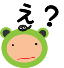 A costume frog and ladle sticker #3563099