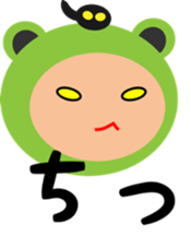 A costume frog and ladle sticker #3563111