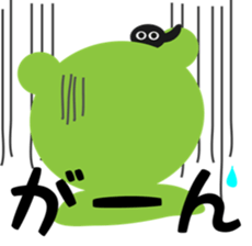 A costume frog and ladle sticker #3563113