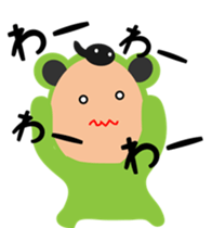 A costume frog and ladle sticker #3563120