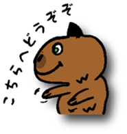 Working capybara sticker #3563266