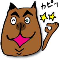 Working capybara sticker #3563285