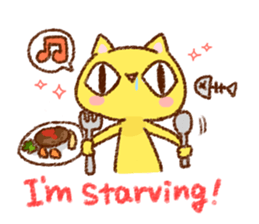 Cute bean&cat. sticker #3563291