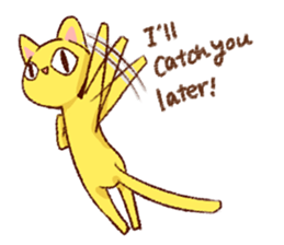 Cute bean&cat. sticker #3563303