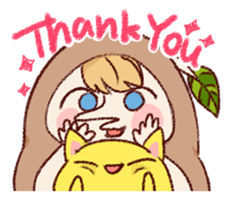 Cute bean&cat. sticker #3563306