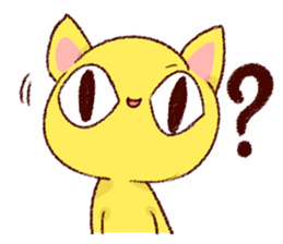 Cute bean&cat. sticker #3563314