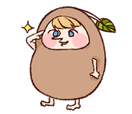 Cute bean&cat. sticker #3563315