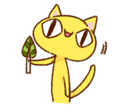 Cute bean&cat. sticker #3563316