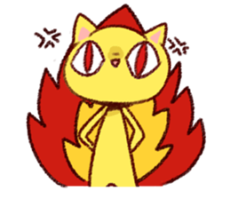 Cute bean&cat. sticker #3563318