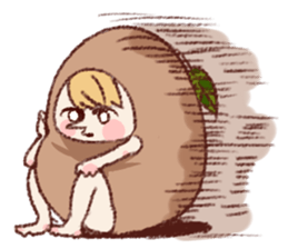 Cute bean&cat. sticker #3563327