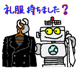 robota teacher effort report 2 sticker #3563593