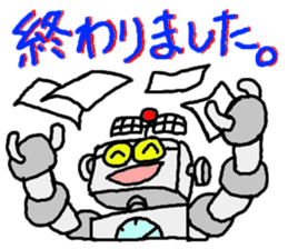 robota teacher effort report 2 sticker #3563602