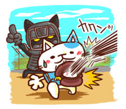 the pad of cat @ Baseball sticker #3564735