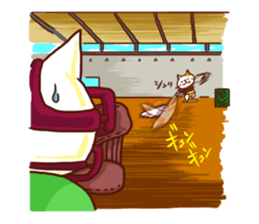 the pad of cat @ Baseball sticker #3564738