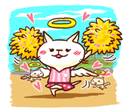 the pad of cat @ Baseball sticker #3564757