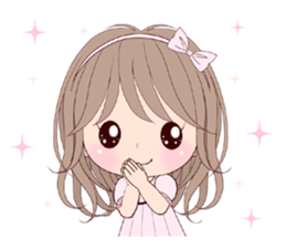 "Momo & Coco" ~everyday~ English ver. sticker #3564810