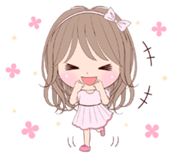 "Momo & Coco" ~everyday~ English ver. sticker #3564820