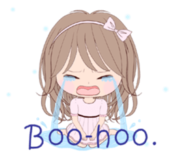 "Momo & Coco" ~everyday~ English ver. sticker #3564829