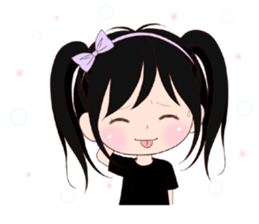 "Momo & Coco" ~everyday~ English ver. sticker #3564832