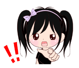 "Momo & Coco" ~everyday~ English ver. sticker #3564839