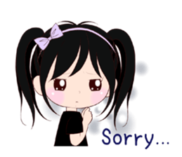 "Momo & Coco" ~everyday~ English ver. sticker #3564847