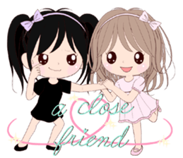 "Momo & Coco" ~everyday~ English ver. sticker #3564849