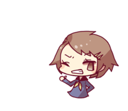 Schoolgirl a lot of Sticker sticker #3564896