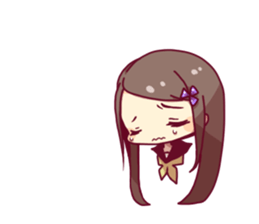 Schoolgirl a lot of Sticker sticker #3564917