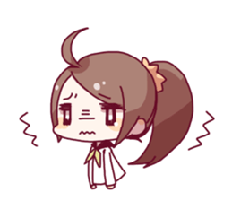 Schoolgirl a lot of Sticker sticker #3564918