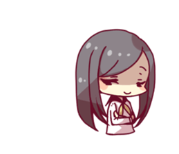 Schoolgirl a lot of Sticker sticker #3564923