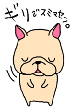 French Bulldog sticker for spring use sticker #3565094