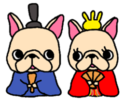 French Bulldog sticker for spring use sticker #3565103