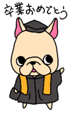 French Bulldog sticker for spring use sticker #3565104