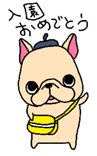 French Bulldog sticker for spring use sticker #3565106