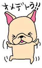 French Bulldog sticker for spring use sticker #3565109