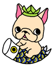 French Bulldog sticker for spring use sticker #3565117