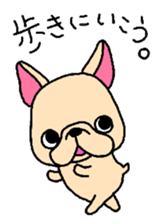 French Bulldog sticker for spring use sticker #3565119