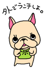 French Bulldog sticker for spring use sticker #3565120