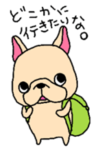 French Bulldog sticker for spring use sticker #3565121