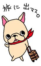 French Bulldog sticker for spring use sticker #3565122