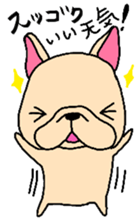 French Bulldog sticker for spring use sticker #3565123