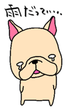 French Bulldog sticker for spring use sticker #3565124