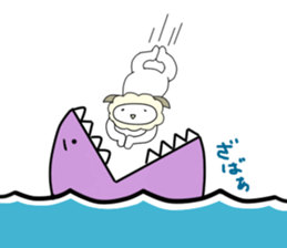 Cut sheep sticker #3565256