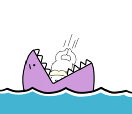 Cut sheep sticker #3565257